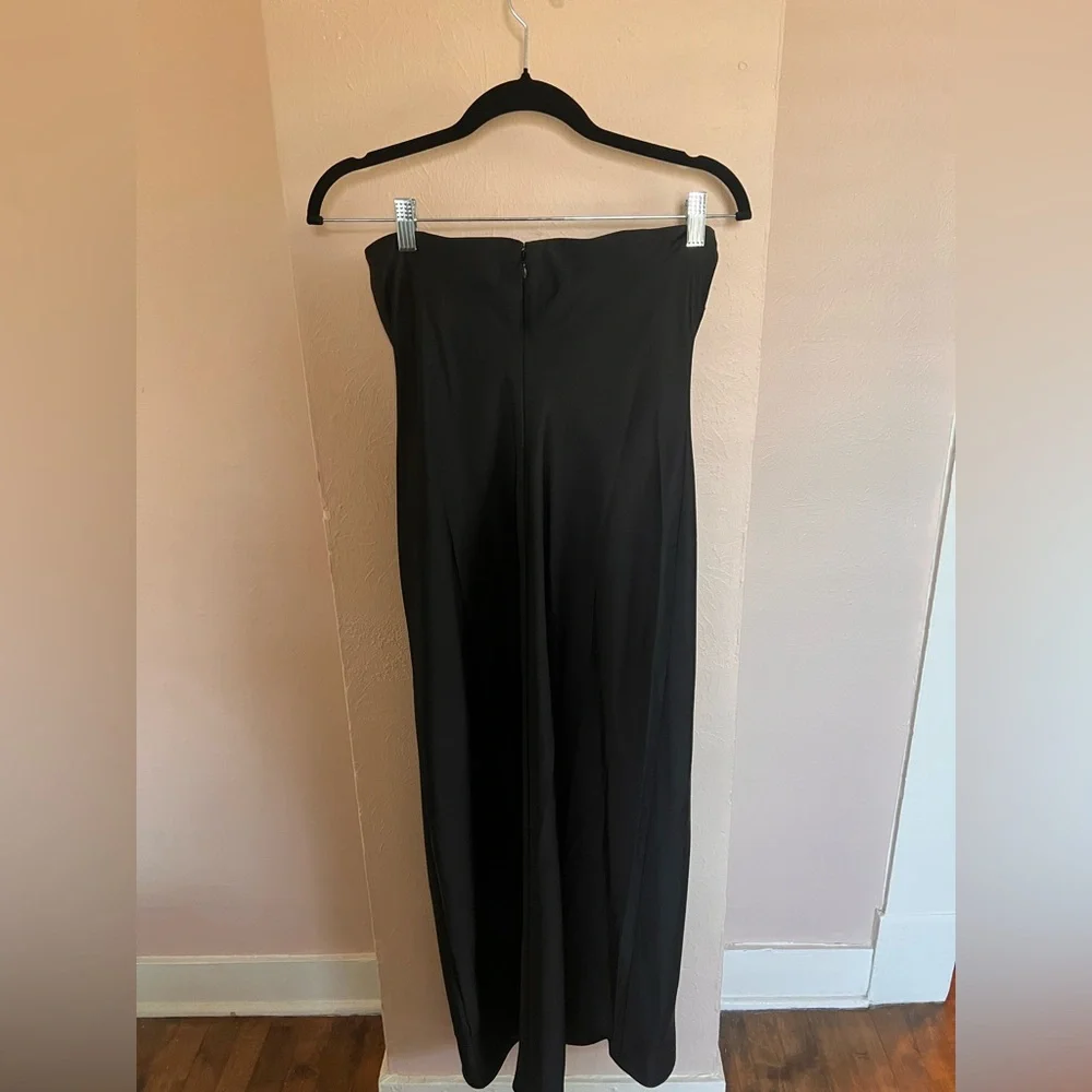 NWT J.Crew Collection Gwyneth Strapless Dress in Black - Picture 3 of 5